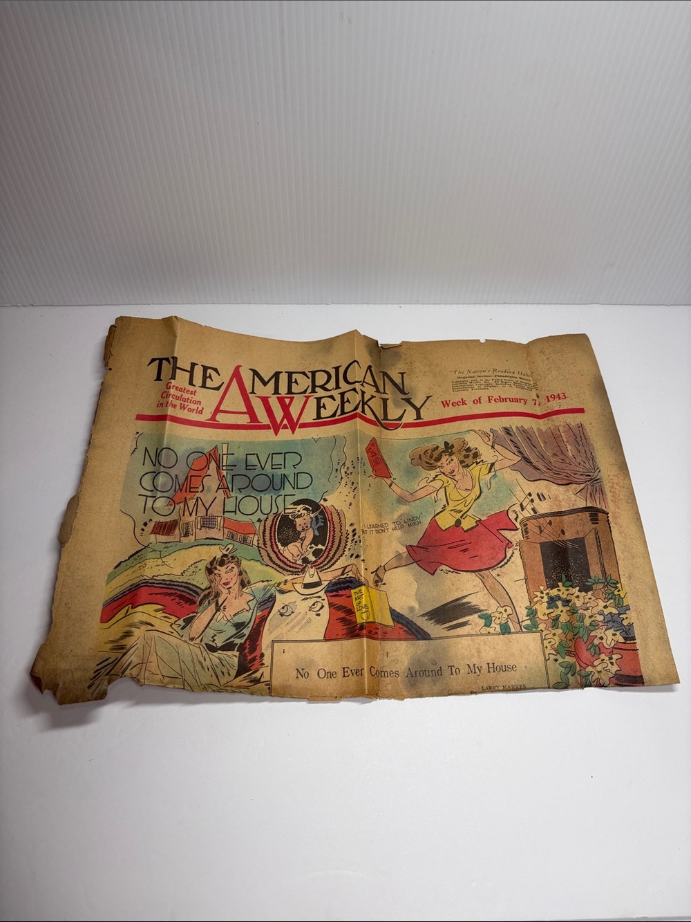 The American Weekly Cover Page February 1943